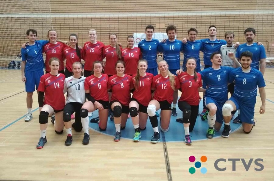 Reprezentační volejbalové týmy školy na kvalifikačním turnaji pro ČAH 2019