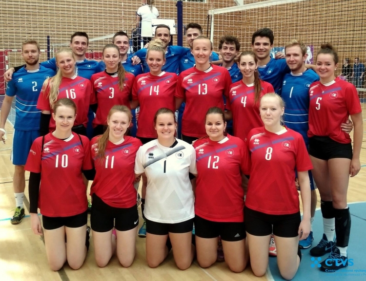 Reprezentační volejbalové týmy školy na kvalifikačním turnaji pro ČAH 2018